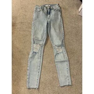 Light Blue PacSun skinny jeans